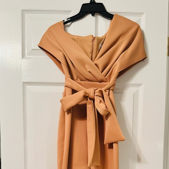 ASOS Petite Fallen Shoulder Jumpsuit in Blush - Picture 7 of 8